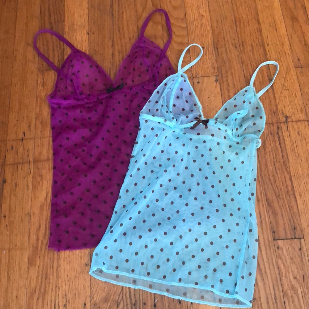 Lingerie tanks- set of 2